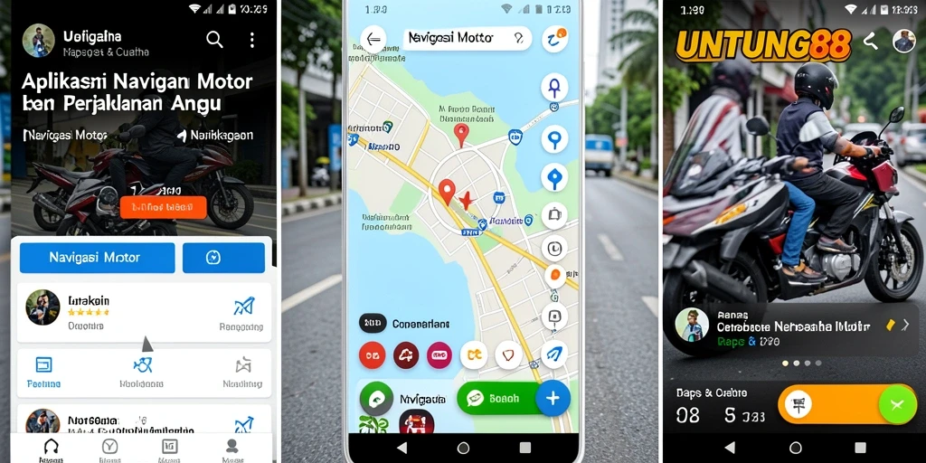 Antarmuka UNTUNG88 yang intuitif untuk navigasi motor.