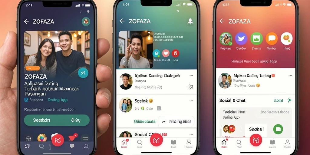 Screenshot utama ZOFAZA menampilkan antarmuka pengguna yang intuitif dan menarik.